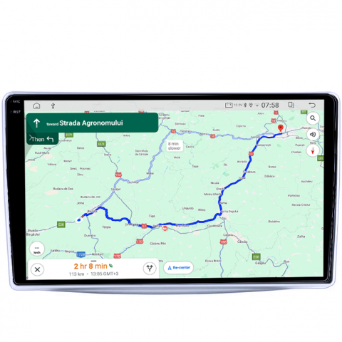 Navigatie dedicata Alfa Romeo Mito 2008-2018, 4GB RAM 64GB ROM, Quadcore, Android 14, Display QLED 1K, 9", DSP, Carplay&Android Auto Suport camere AHD [3]