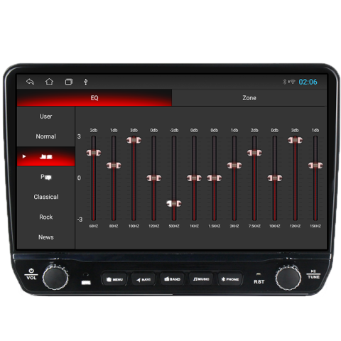 Allion 2018-2020 - Navigatie dedicata Allion 2018-2020 cu butoane rotative model 2024, 4 GB RAM 64 ROM, Quadcore, Android 13, Display QLED, 10", DSP, Carplay, Android Auto, Internet, Youtube