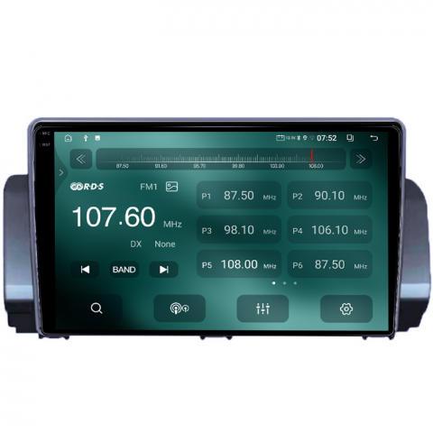 Navigatie dedicata Android Dacia Logan 3,Stepway dupa 2021, 4GB RAM 64GB ROM, Quadcore, Android 14, Display QLED 1K 9", DSP, Carplay&Android Auto, Suport camere AHD [2]