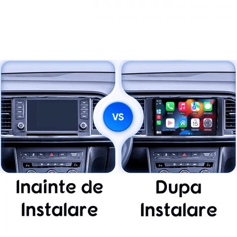 Navigatie dedicata Ateca 2016-2022, 12GB RAM 256GB ROM, Android 13, Rezolutie 2K, Display QLED 9", DSP, Carplay&Android Auto, SIM 4G, Ventilator Activ, Suport Camere 360 [4]