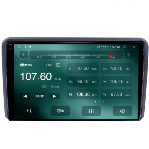Navigatie dedicata Audi A3 2003-2013, Android 14, Wireless Carplay si Android auto 4GB RAM 64GB ROM, Quadcore, Display QLED 1K, 9inch, Microfon Extern, Camera AHD [2]