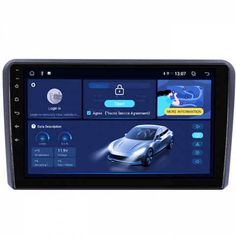 Navigatie dedicata Audi A3, 4GB RAM 64GB ROM, Octacore, Android 13, Display QLED 9", DSP, Carplay, Android Auto, Internet, Youtube, Waze, WIFI, Bluetooth [1]