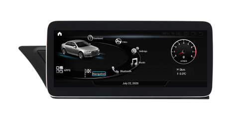 Navigatie dedicata Audi A4 A5, 8GB RAM 64GB ROM, Procesor Qualcomm Octacore, Android 14, Rezolutie 2K, Display QLED 12.3", DSP, Carplay&Android Auto, SIM 4G [1]
