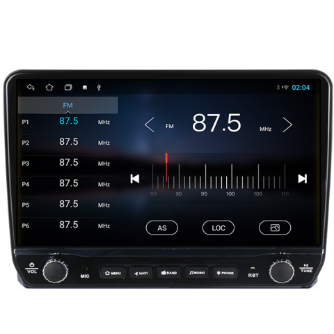 Navigatie dedicata Audi A4 Tesla cu butoane rotative model 2024, 4GB RAM 64GB ROM, Procesor Quadcore, Android 14, Display QLED 10", DSP, Carplay&Android Auto [2]