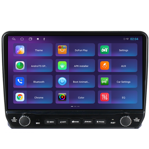 Navigatie dedicata Audi A4 Tesla cu butoane rotative model 2024, 4GB RAM 64GB ROM, Procesor Quadcore, Android 14, Display QLED 10", DSP, Carplay&Android Auto [3]