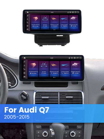 Navigatie dedicata Audi Q7 2005-2015 MMI 2G,  8GB RAM 256GB ROM, Procesor Qualcomm Octacore, Android 14, Rezolutie 2K, Display QLED 10.25", DSP, Carplay&Android Auto, SIM 4G [2]