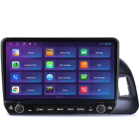 Navigatie dedicata Audi Q5 2008-2015, Tesla cu butoane rotative model 2024, 4GB RAM 64GB ROM, Procesor Quadcore, Android 14, Display QLED 10", DSP, Carplay&Android Auto [3]