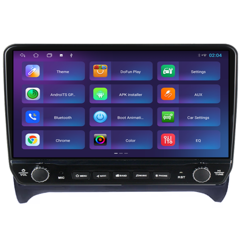 Navigatie dedicata Audi  TT, Tesla cu butoane rotative model 2024, 4GB RAM 64GB ROM, Procesor Quadcore, Android 14, Display QLED 10", DSP, Carplay&Android Auto [3]