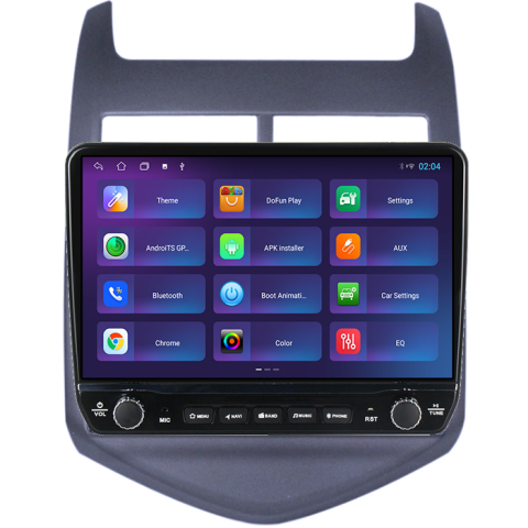 Navigatie dedicata Aveo 2011-2015 Tesla cu butoane rotative model 2024, 4GB RAM 64GB ROM, Procesor Quadcore, Android 14, Display QLED 10", DSP, Carplay&Android Autoze , WI-FI [6]