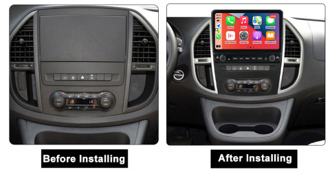 Navigatie dedicata Benz Vito 3 2014-2020 cu butoane rotative model 2024, 4 GB RAM 64 ROM, Quadcore, Android 13, Display QLED, 10", DSP, Carplay, Android Auto, Internet, Youtube , Waze , WI-FI [4]