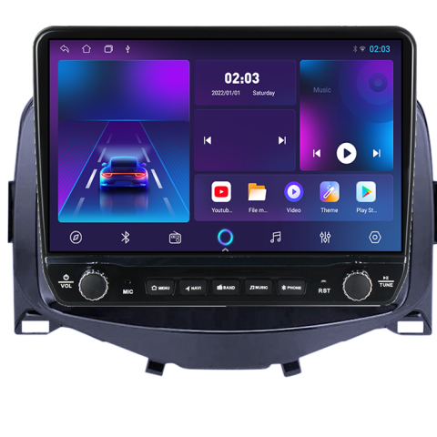 Navigatie dedicata C1 2016 Tesla cu butoane rotative model 2024, 4GB RAM 64GB ROM, Procesor Quadcore, Android 14, Display QLED 10", DSP, Carplay&Android Auto [4]