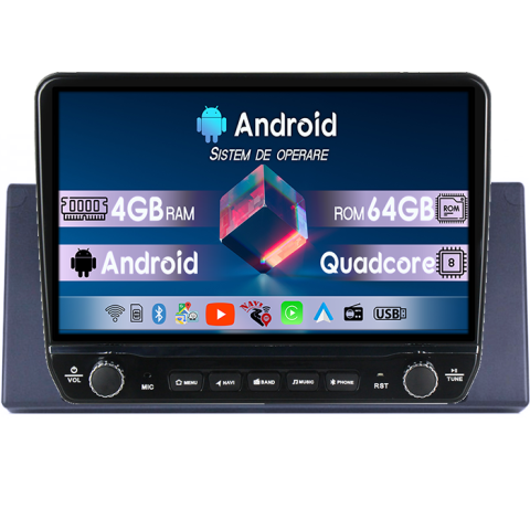 BMW E53 - Navigatie dedicata BMW E53, Tesla cu butoane rotative model 2024, 4GB RAM 64GB ROM, Procesor Quadcore, Android 14, Display QLED 10", DSP, Carplay&Android Auto