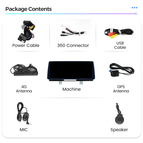 Navigatie dedicata BMW E60/90 CIC, 8GB RAM 256GB ROM, Procesor Qualcomm Octacore, Android 14, Rezolutie 2K, Display QLED 12.3", DSP, Carplay&Android Auto, SIM 4G [1]