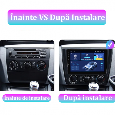 Navigatie dedicata BMW E87 2007-2013, 4GB RAM 32GB ROM, Octacore, Android 14, Display QLED 1K 9", DSP, Carplay&Android Auto, SIM 4G, Bluetooth, Ventilator Activ [4]