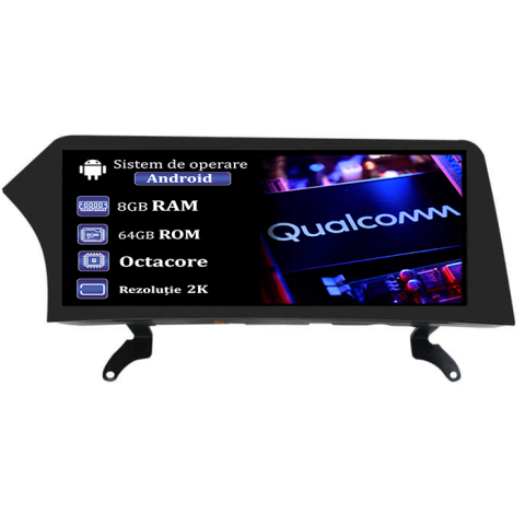 BMW - Navigatie dedicata BMW F10 2012-2017,8GB RAM 64GB ROM, Procesor Qualcomm Octacore, Android 14, Rezolutie 2K, Display QLED 12.3", DSP, Carplay&Android Auto, SIM 4G