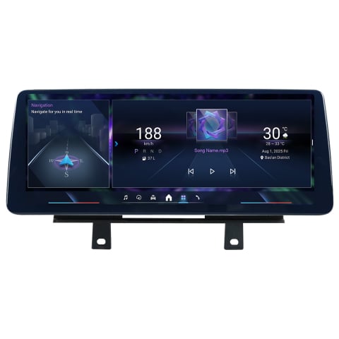 Seria 1 - Navigatie dedicata BMW Seria 1 E81 E82 E87 E88 CIC, fara navigatie de fabrica, 8GB RAM 256GB ROM, Procesor Qualcomm Octacore, Android 14, Rezolutie 2K, Display QLED 12.3", DSP, Carplay&Android Auto