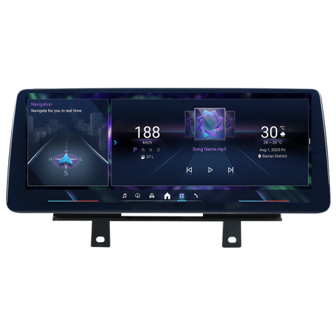 Seria 1 - Navigatie dedicata BMW Seria 1 E81 E82 E87 E88 EVO, fara navigatie de fabrica8GB RAM 256GB ROM, Procesor Qualcomm Octacore, Android 14, Rezolutie 2K, Display QLED 12.3", DSP, Carplay&Android Auto, SIM