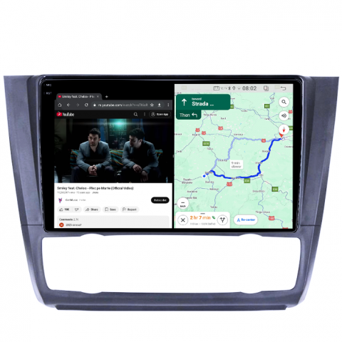 Navigatie dedicata BMW Seria 1 E81/E87 2007-2013, 4GB RAM 64GB ROM, Quadcore, Android 14, Display QLED 1K 9", DSP, Carplay&Android Auto, Suport camere AHD [4]