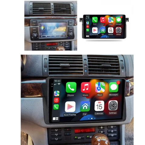 Navigatie dedicata BMW SERIA 3 E46 1999-2006, 4GB RAM 64GB ROM, Procesor Qualcomm Octacore, Android 14, Rezolutie 2K, Display QLED 9", DSP, Carplay&Android Auto, SIM 4G [6]