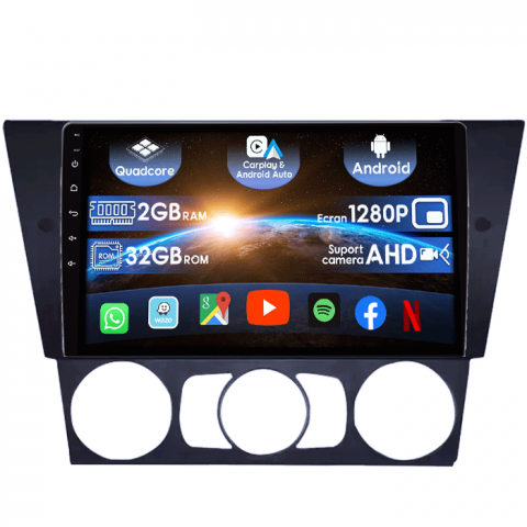 BMW - (Resigilata) Navigatie dedicata BMW Seria 3 E90, E91 2005-2012, 2GB RAM 32GB ROM, Android 13, Internet , Aplicatii, Waze , Wi Fi , Usb , Bluetooth , Mirrorlink, Full HD