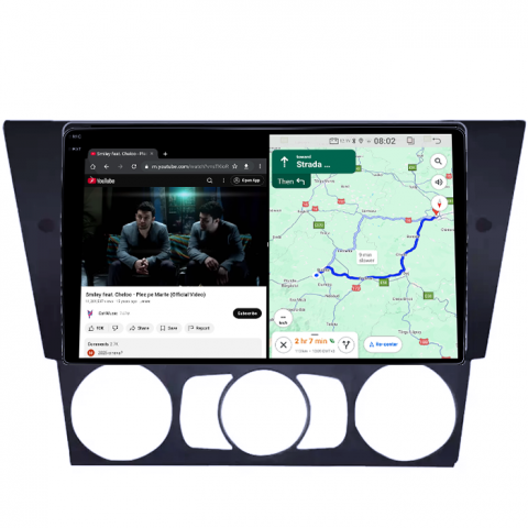 Navigatie dedicata BMW Seria 3 E90, E91 2005-2012,4GB RAM 64GB ROM, Quadcore, Android 14, Display QLED 1K 9", DSP, Carplay&Android Auto, Suport camere AHD [4]