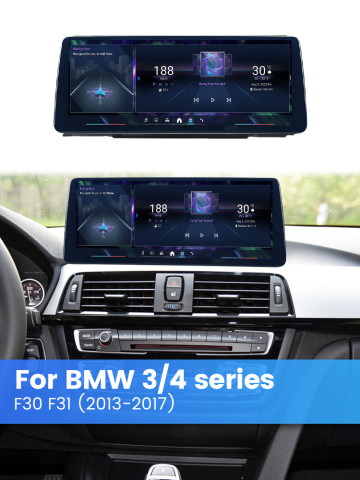 Navigatie dedicata BMW Seria 3 F30 F31 2012-2017 EVO, 8GB RAM 256GB ROM, Procesor Qualcomm Octacore, Android 14, Rezolutie 2K, Display QLED 12.3", DSP, Carplay&Android Auto, SIM 4G [2]