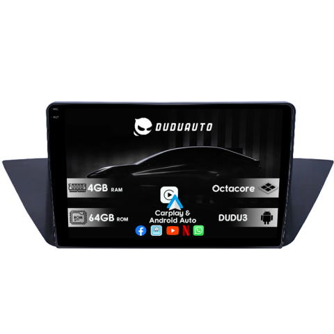 Navigatii Dedicate - Navigatie dedicata BMW X1 E84 2009-2015 DUDU3, 4GB RAM 64GB ROM, Octacore, Platforma 8581, Android, Display QLED 10", DSP, Carplay&AndroidAuto