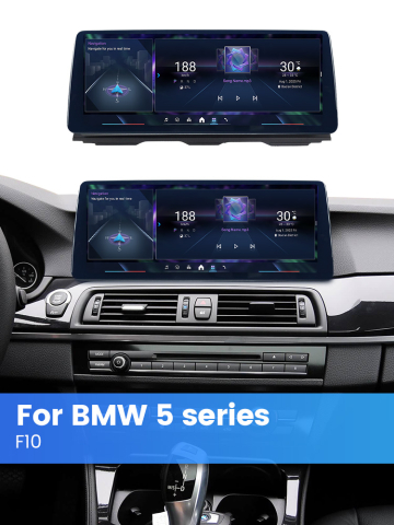 Navigatie dedicata BMW Seria 5 F10/F11 2010-2013, Seria 6 F06 2011-2018 NBT, 8GB RAM 256GB ROM, Procesor Qualcomm Octacore, Android 14, Rezolutie 2K, Display QLED 12.3", DSP, Carplay&Android Auto [4]