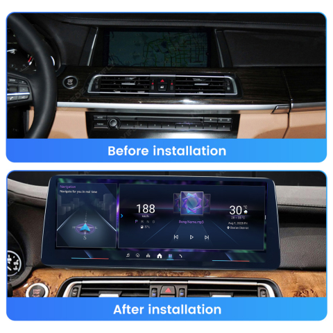 Navigatie dedicata BMW Seria 7 F01 EVO, 8GB RAM 256GB ROM, Procesor Qualcomm Octacore, Android 14, Rezolutie 2K, Display QLED 12.3", DSP, Carplay&Android Auto, SIM 4G [3]