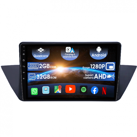 BMW - (Resigilata) Navigatie dedicata BMW X1 E84 2009-2015, 2GB RAM + 32GB ROM, Android 13 Display 10 inch , Internet , Aplicatii , Waze , Wi Fi , Usb , Bluetooth , Mirrorlink -rds