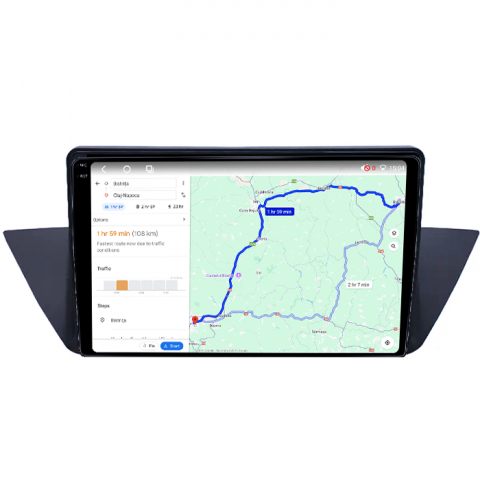 Navigatie dedicata BMW X1 E84 2009-2015, 4GB RAM 64GB ROM, Octacore, Android 14, Display QLED 1K 9", Carplay&Android Auto, SIM 4G, Ventilator Activ [1]