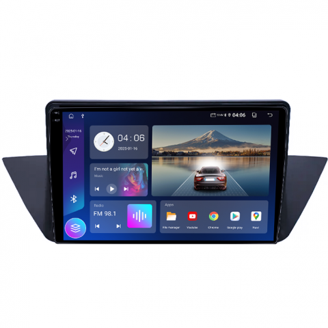 Navigatie dedicata BMW X1 E84 2009-2015, 4GB RAM 64GB ROM, Quadcore, Android 14, Display QLED 1K 10", DSP, Carplay&Android Auto, Suport camere AHD [1]