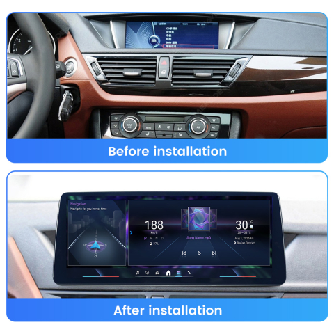 Navigatie dedicata BMW X1 E84 CIC, 8GB RAM 256GB ROM, Procesor Qualcomm Octacore, Android 14, Rezolutie 2K, Display QLED 12.3", DSP, Carplay&Android Auto, SIM 4G [3]