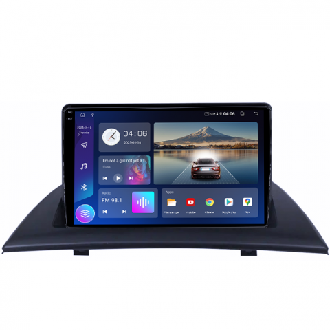 Navigatie dedicata BMW X3 E83 2004-2012, 4GB RAM 64GB ROM, Quadcore, Android 14, Display QLED 1K 9", DSP, Carplay&Android Auto, Suport camere AHD [1]