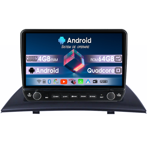 X3 E83 - Navigatie dedicata BMW X3 E83 2004-2012 Tesla cu butoane rotative model 2024, 4GB RAM 64GB ROM, Procesor Quadcore, Android 14, Display QLED 10", DSP, Carplay&Android Auto