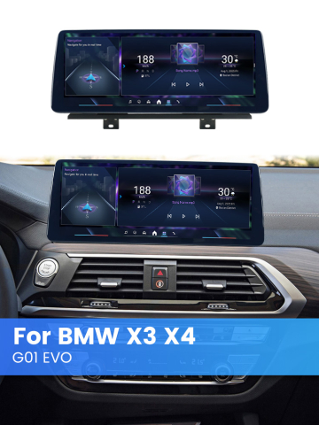 Navigatie dedicata BMW X3 X4 G01 CIC, 8GB RAM 256GB ROM, Procesor Qualcomm Octacore, Android 14, Rezolutie 2K, Display QLED 12.3", DSP, Carplay&Android Auto, SIM 4G [2]