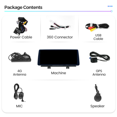 Navigatie dedicata BMW X3 X4 G01 CIC, 8GB RAM 256GB ROM, Procesor Qualcomm Octacore, Android 14, Rezolutie 2K, Display QLED 12.3", DSP, Carplay&Android Auto, SIM 4G [1]