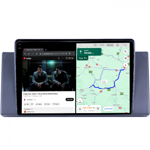Navigatie dedicata BMW X5 E53 2000-2006, 4GB RAM 64GB ROM, Quadcore, Android 14, Display QLED 1K 9", DSP, Carplay&Android Auto, Suport camere AHD [4]