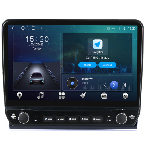 Navigatie dedicata Bravo 2007-2012 Tesla cu butoane rotative model 2024, 4GB RAM 64GB ROM, Procesor Quadcore, Android 14, Display QLED 10", DSP, Carplay&Android Auto [5]