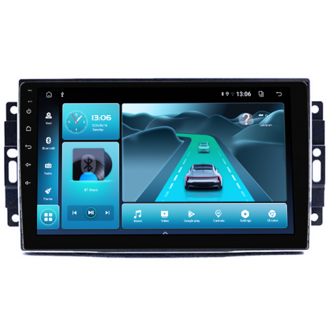 Navigatie dedicata Dodge Avenger/Challenger 3/Charger/Dakota/Duragno/Nitro, 4GB RAM 32GB ROM, Octacore, Android 14, Display QLED 1K 9", DSP, Carplay&Android Auto, SIM 4G, Bluetooth, Ventilator Activ [3]