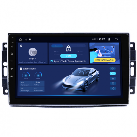 Navigatie dedicata Dodge Avenger/Challenger 3/Charger/Dakota/Duragno/Nitro, 4GB RAM 64GB ROM, Octacore, Android 14, Display QLED 9", DSP, Carplay&Android Auto, SIM 4G, Ventilator Activ [1]