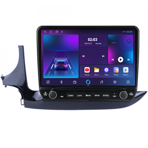 Navigatie dedicata Buick Encore 2016-2018 Tesla cu butoane rotative model 2024, 4GB RAM 64GB ROM, Procesor Quadcore, Android 14, Display QLED 10", DSP, Carplay&Android Auto [5]