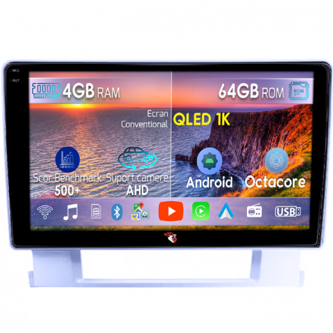 Opel - Navigatie dedicata Buick Excelle 2010-2014, 4GB RAM 64GB ROM, Octacore, Android 14, Display QLED  9", Carplay&Android Auto, SIM 4G, Ventilator Activ
