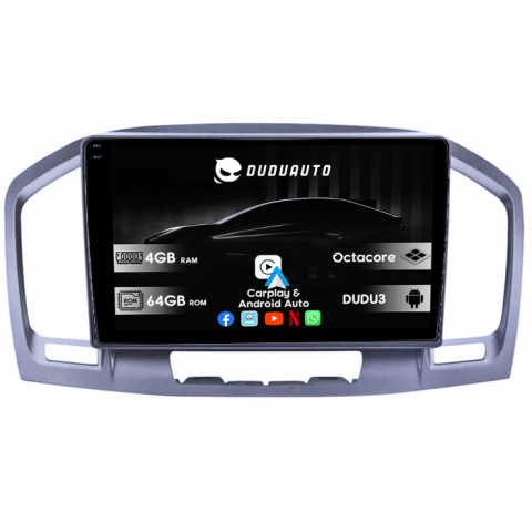 Navigatii Dedicate - Navigatie dedicata Buick Regal 2009-2013 DUDU3, 4GB RAM 64GB ROM, Octacore, Platforma 8581, Android, Display QLED 9", DSP, Carplay&AndroidAuto