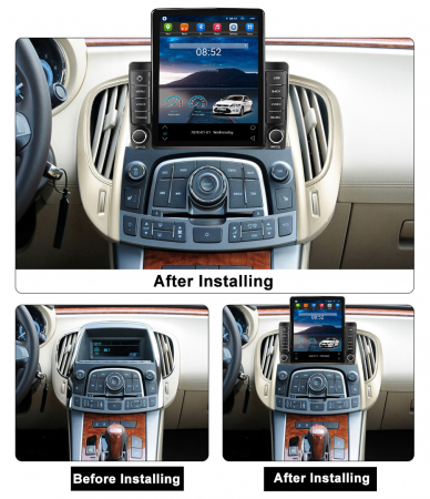 Navigatie dedicata Buick Lacrosse 2009-2013 ,Tesla Style, ANDROID 13,Carplay&Android Auto, 10 inch , 8+128GB, Internet, Aplicatii, Waze, GPS [2]