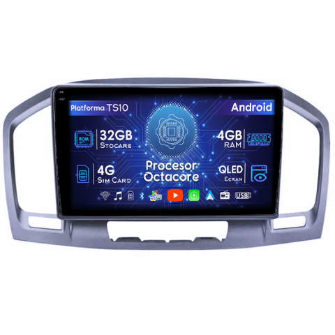 Navigatii Regal 2009 - 2013 - Navigatie dedicata Buick Regal 2009-2013, 4 GB RAM 32GB ROM, Android 13, Display QLED  9", DSP, Carplay, Android Auto, Internet, Youtube , Waze , WI-FI , USB , Bluet