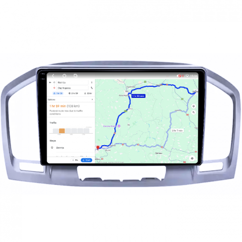 Navigatie dedicata Buick Regal 2009-2013, 4GB RAM 64GB ROM, Octacore, Android 14, Display QLED 1K 9", Carplay&Android Auto, SIM 4G, Ventilator Activ [3]