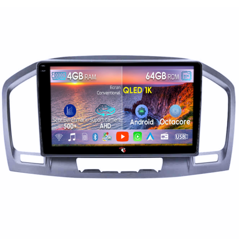 Navigatii Regal 2009 - 2013 - Navigatie dedicata Buick Regal 2009-2013, 4GB RAM 64GB ROM, Octacore, Android 14, Display QLED  9", Carplay&Android Auto, SIM 4G, Ventilator Activ