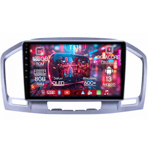 Buick Regal 2009 - 2013 - Navigatie dedicata Buick Regal 2009-2013, 8GB RAM 128GB ROM, Octacore, Platforma TS18, Android 13, Display QLED 9”, Suporta camera 360º, DSP, Carplay&Android Auto, SIM 4G, Ventilator Activ
