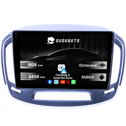 Navigatii Dedicate - Navigatie dedicata Buick Regal 2014 DUDU3, 4GB RAM 64GB ROM, Octacore, Platforma 8581, Android, Display QLED 10", DSP, Carplay&AndroidAuto